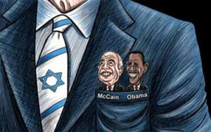     The Arab and Persian Media tries to tell us that the US Presidents are in the pockets of the Jews.
