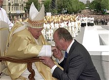 SPAIN-POPE-KING