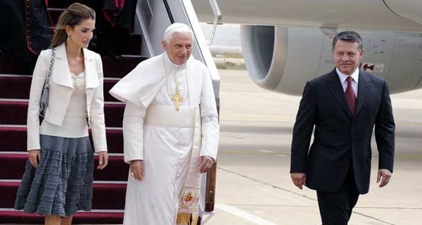 The Pope visited Jordan. The Christians are fleeing the region
