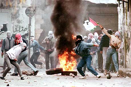 This picture is from the first Intifada in 1987