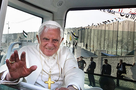 The Pope wants Israel to remove their security fence. But Rome does not speak much about Egypt. 