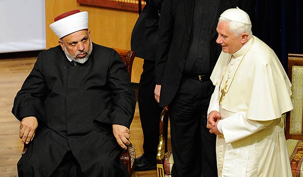 Tamimi is such an outrage Jew-hater that even the Pope got embarased on his May visit to Jerusalem, and walked out of his own interfaith dialogue setup. 