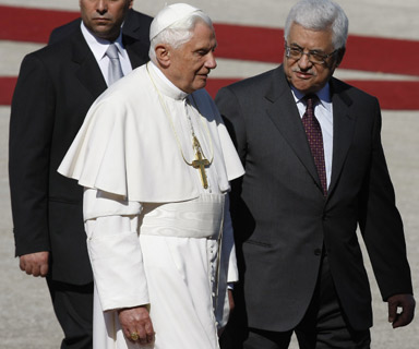 Two men who will agree to believe that Jesus was a good man, teacher and prophet. The Pope and the PA President Abbas. 