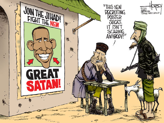 To attack Barack Hussein Obamas is not an easy sell in the Islamic World. 