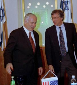 D Dennis Ross with the present caretaker of the security of Zion, Benjamin Netanyahu