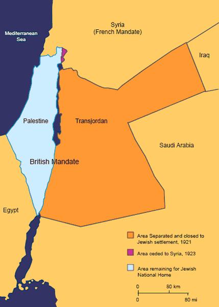 The map of British occupied Palestine, and a just and fair plan to divide the land beween Palestinian Jews and Palestinian Arabs.