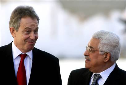 Mr. Blair. Not mutch to cheer about. Hamas is ruling in Gaza, despite money from London to get Abbas ellected.