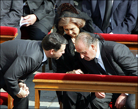 King Abdullah of Jordan and King Juan Carlos of Spain in deep talks about how to give Islam back East Jerusalem. I guess Islam also shold come back to Madrid?