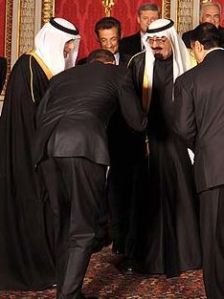 Why do the Prime Minister of Israel feel He needs to compromise with a US President that bows down to the King of Saudi Arabia? 