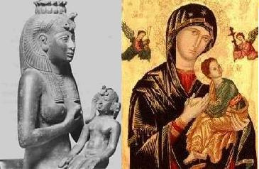 Isis and Catholic Mary. One and the same. Copy-cats of the truth. 
