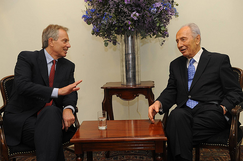 Shimon Peres is no longer willing to keep quiet about the Labor party once lead by Tony Blair