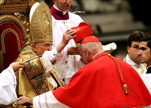 John Patrick Foley was ordained as Cardinal of the present Pope