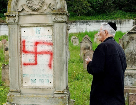 The Holocaust started with educated people spreading lies about the Jewish people 