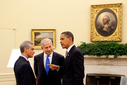 090521-abunimah-obama The current White House Chief of Staff Rahm Emanuel and Obama has put heavy pressure on Benjamin Netanyahy.