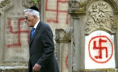 FRANCE JEWISH VANDALISED GRAVES