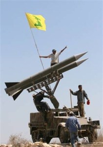 HizbAllah's rockets pointing at Israel HizbAllah's rockets pointing at Israel
