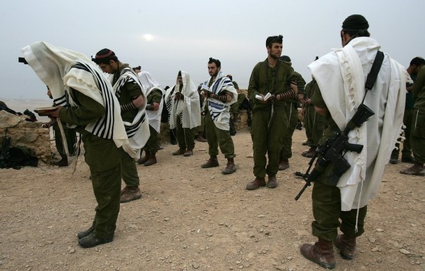 Israeli soldiers of the Ultra Orthodox b