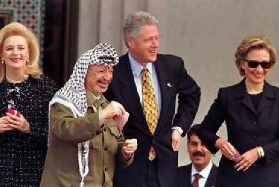 Bill Clinton opened "Yasser Arafat airport" in Gaza in 1998.