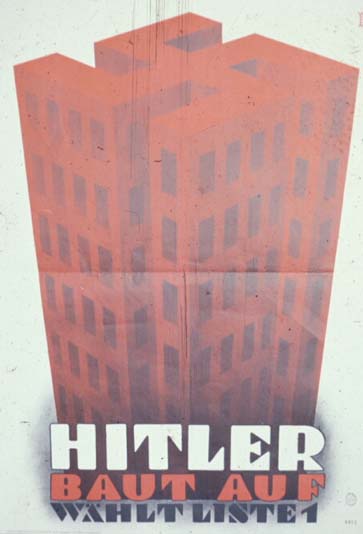 Hitler promised to use National Socialism to build a strong Germany. 