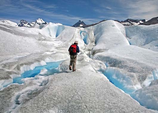 If the glaciers disappear in the Andes, hundreds of thousands of people will be left without drinking water. 