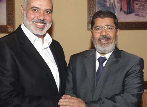 Ismail Hanyeth and Muhammad Morsi agree that Israel must be destroyed. But disagree how it best can be done. 