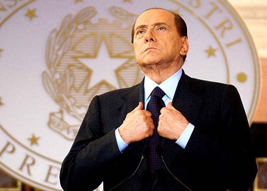 The Italian leader hail  dictator Benito Mussolini for his support of Nazism. 