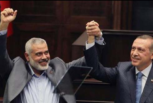 NATO-member Turkey has become a sponsor of Islamic terrorism, hailing the Hamas. 