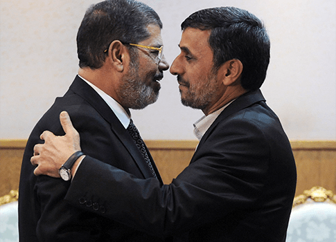 Two en, the same vision. Mahmoud Ahmadinejad traveled to Cairo to gain support for Anti-Zionism.  