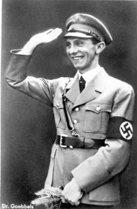 Joseph Goebbels were presented by many European media as a "peace maker". 