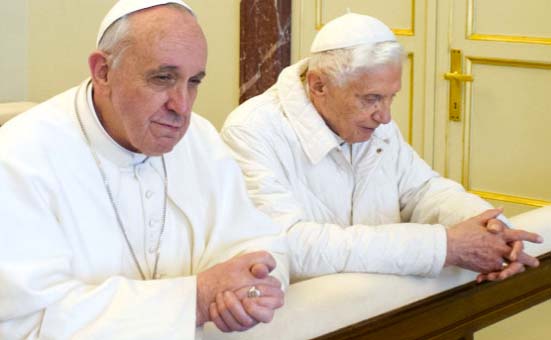Two Popes who claims to be the true Jews, the chosen people of God. 
