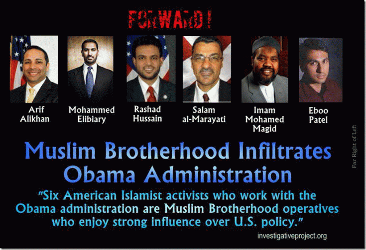 The Brotherhood is well represented in the inner circle around the President. 