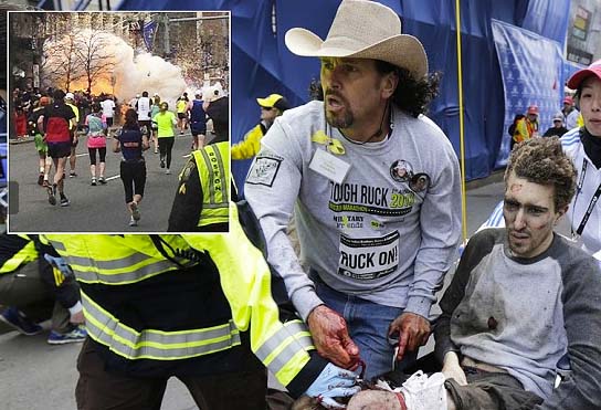 The streets of Boston looked a little bit like the streets of Bagdad and Damascus. 