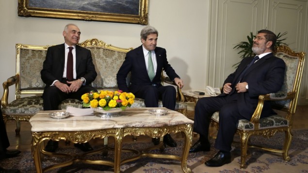 The man who control the US government and the Brotherhood in Egypt are jolly good fellows.