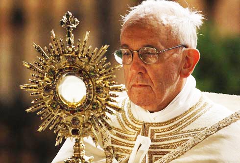 The Pope and the Eucharist is lawlessness in practice.