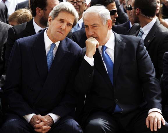 John Kerry tries to deceive and bribe Benjamin Netanyahu to abandon Zionism. 
