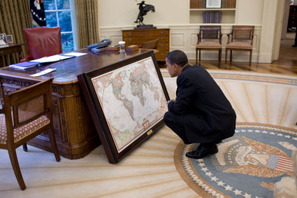 Barack Hussein Obama search for the tools needed to control the whole World.