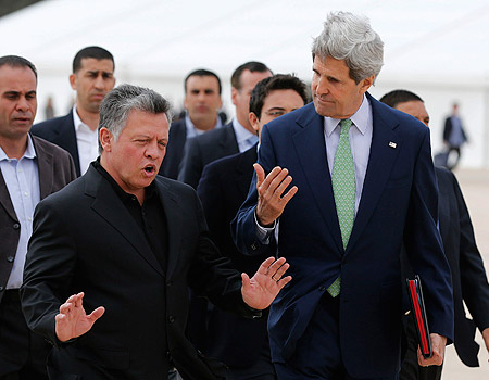 The King of Jordan and John Kerry seems to be confused, in regards to their relationship with Israel. 