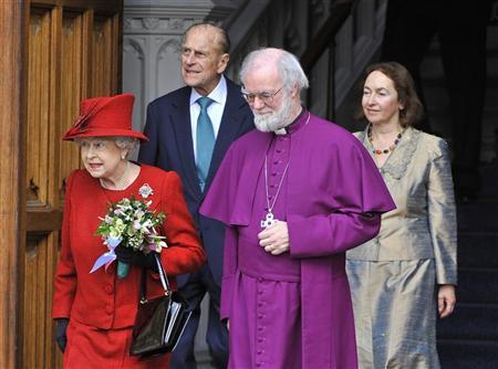 Former Archbishop Rowan Williams had the Queen as "pope" and protector of the Church. 