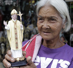 Pope Benedict XVI has already come up for sale. 