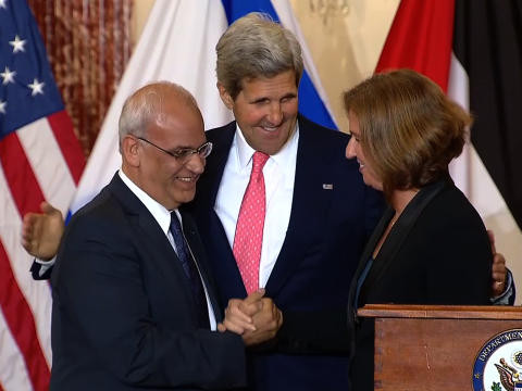 John Kerry was in need of a nice picture opportunity. The show must go on.