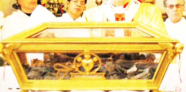 Inside this box, there is bones of a moral human, only God knows. 