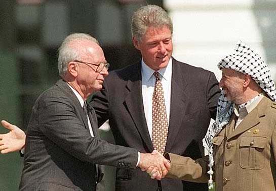 The parameters of Bill Clinton triggered a new war called the "second intifada". 