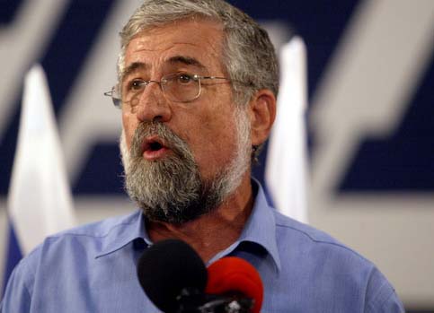 Hatnua MK Amram Mitzna is ready to betray Jewish settlers in a bid to save him self. 