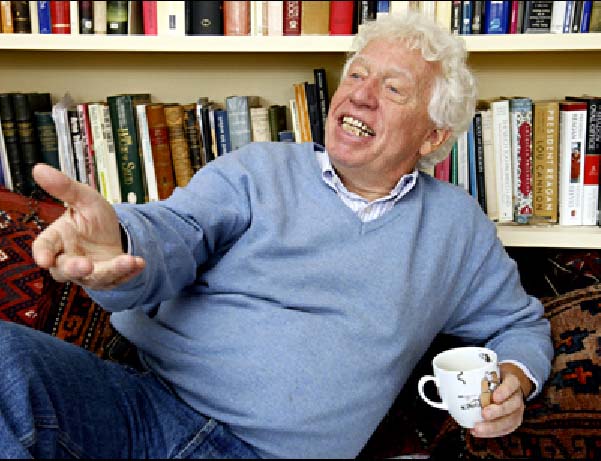 Norwegian senior journalist Odd Karsten Tveit in one of his moments of truth. 