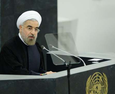 Iranian President Hassan Rouhani deny the size of the Holocaust. 