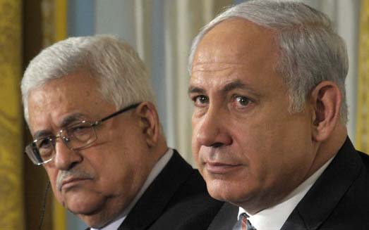 Benjamin Netanyahu is forced to make peace with a Holocaust denier, Abu Mazen. 