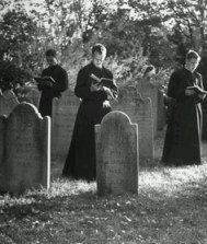 Demonized Catholic priests consult the spirits of the dead. 