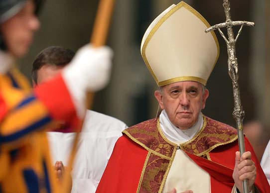 The Pope is the head of a religious sects, that has feed it self on crimes and mafia money through the ages.