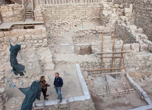 Inside this ruin in Jerusalem coins from fist century B.C has been discovered.