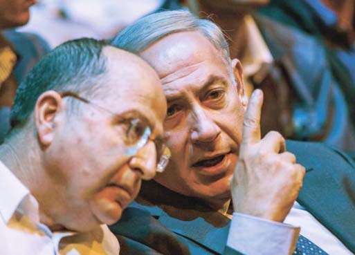 Benjamin netanyahu force his Defense Minister into silence and submission. 